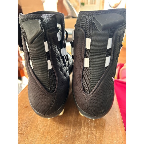 Nike Force Savage Elite Mens hightop Football Cleat Black White 880143-010 sz 10 - Picture 5 of 6